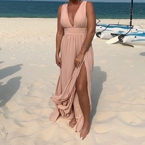 LULUS blush pink dress